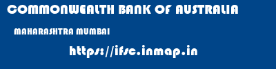 COMMONWEALTH BANK OF AUSTRALIA  MAHARASHTRA MUMBAI    ifsc code